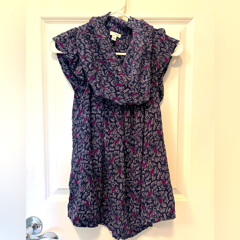Anthropologie Odille silk Deuxhill top